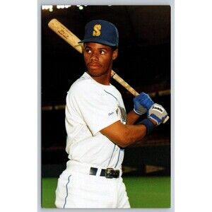 Postcard Ken Griffey Jr. 24 Seattle Mariners Outfield Baseball MLB 1991 Colla